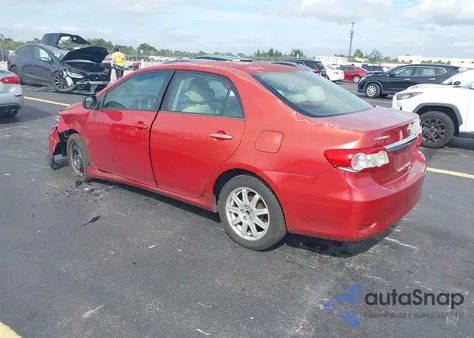 2012 Toyota Corolla Le z USA, uszkodzony, nr VIN 2T1BU4EEXCC912301